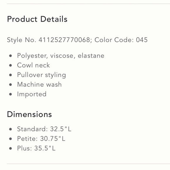 Anthropologie Maeve Cowl Neck Tunic Top Sky Blue - Picture 8 of 10